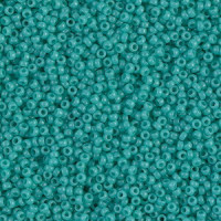 Miyuki rocailles kralen 15/0 - Opaque turquoise green 15-412 